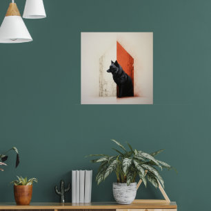 Eine gegensätzliche Szene der Natur Poster