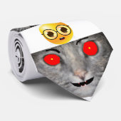 eine GEHEN VERRÜCKTE Krawatte, Aufmachung GROSS Krawatte (Gerollt)