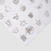 Eine Gekritzeltasse tee - Seidenpapier (Ausschnitt)