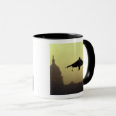 Eine Geländeläuferjet-Landung auf dem Mall an der Tasse (VorderseiteRechts)