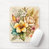 Eine gelbe Blume Bouquet für Ihre Valentine Mousepad (Mit Mouse)