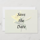 Eine gelbe Lilie Save The Date (Rückseite)
