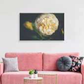 Eine gelbe Rose Leinwanddruck (Insitu (Wohnzimmer))
