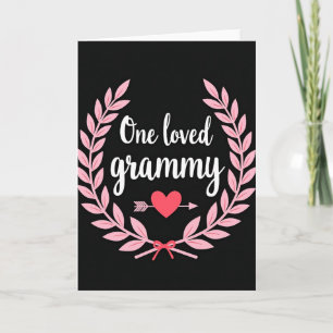 Eine geliebte Grammy-Hallokarte Karte