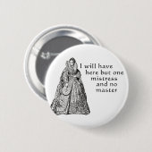 Eine Geliebte hier Button (Vorne & Hinten)