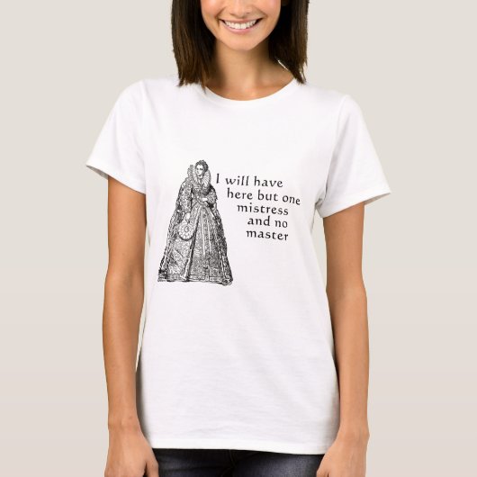 Eine Geliebte hier T-Shirt (Vorderseite)