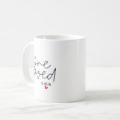 Eine geliebte Oma Kaffeetasse (Vorderseite Links)
