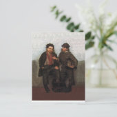 Eine gemeinsame Investition ~ Schuhputzer teilen s Postkarte (Stehend Vorderseite)