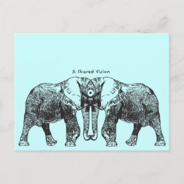Eine gemeinsame Vision Postkarte