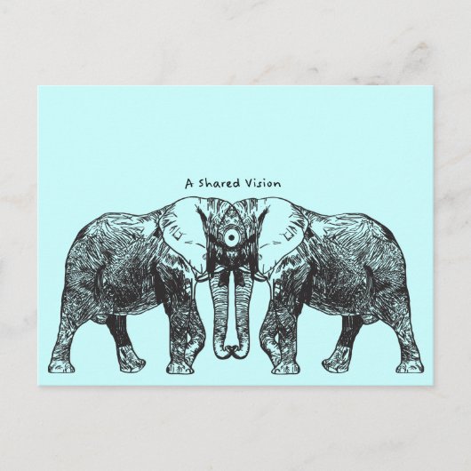 Eine gemeinsame Vision Postkarte (Vorderseite)