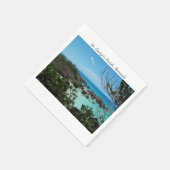 Eine gemütliche Cove, St. George's Parish, Bermuda Serviette (Ecke)