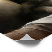 Eine gemütliche Ecke Tabby Kitten Poster (Ecke)