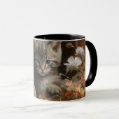 Eine gemütliche Ecke Tabby Kitten Tasse (VorderseiteRechts)