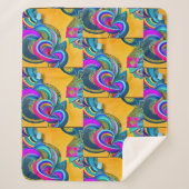 Eine gemütliche Fleece Sherpa Blanket Sherpadecke (Vorderseite)