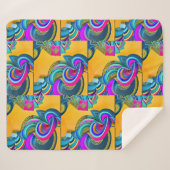 Eine gemütliche Fleece Sherpa Blanket Sherpadecke (Vorderseite (Horizontal))