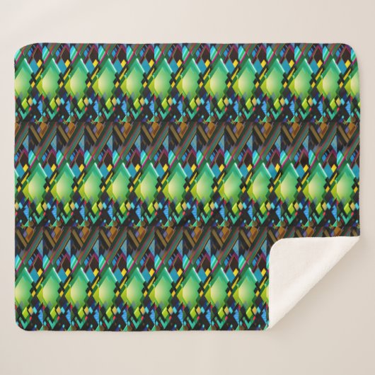 Eine gemütliche Fleece Sherpa Blanket Sherpadecke (Vorderseite (Horizontal))