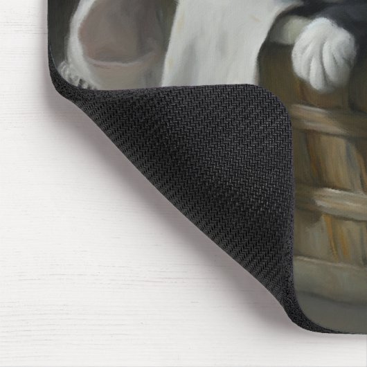 Eine gemütliche Kätzchen Mousepad (Ecke)