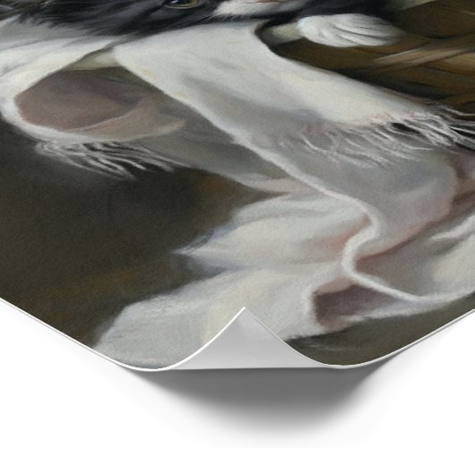 Eine gemütliche Kätzchen Poster (Ecke)