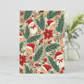 Eine gemütliche Weihnachtsgrüßkarte Einladung (Stehend Vorderseite)