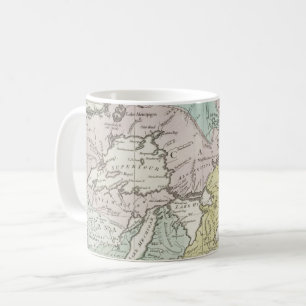 Eine genaue Karte von Kanada, 1761 Kaffeetasse