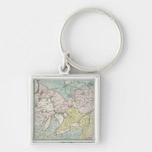 Eine genaue Karte von Kanada, 1761 Schlüsselanhänger