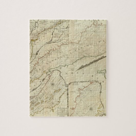 Eine genaue Übersicht über den Fluss St Lawrence Puzzle (Vertikal)