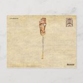 Eine geplagte Seele Postkarte (Rückseite)