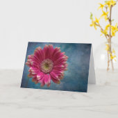 Eine Gerbera-Blume Karte (Gelbe Blume)