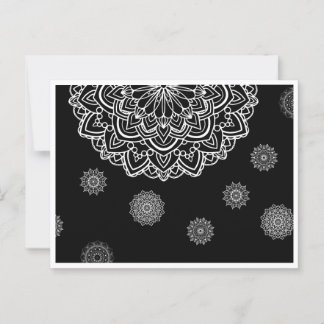 Eine Geschenkkarte mit Manadala Art Postkarte