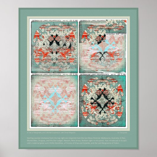 Eine Geschichte der Marginalität und der kolloidal Poster (Vorne)