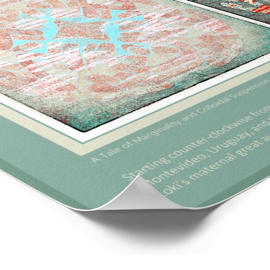 Eine Geschichte der Marginalität und der kolloidal Poster (Ecke)