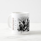 Eine Geschichte des Desolat-Friedhofs Kaffeetasse (Vorderseite Links)