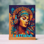 "Eine Geschichte des Hauses" Acrylschild (Neutral)