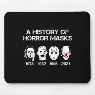 Eine Geschichte des Horrors maskiert Halloween-Fun Mousepad