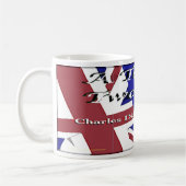 Eine Geschichte des Textes mit zwei Städten Kaffeetasse (Links)