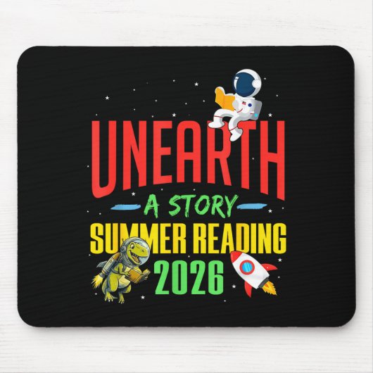 Eine Geschichte entdecken Sommerleseprogramm 2026 Mousepad (Vorne)