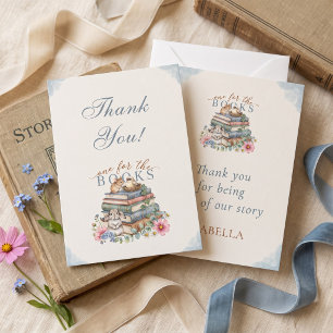 Eine Geschichte für die Bücher Storybook Erster Ge Dankeskarte