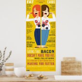 Eine Geschichte von 2 Mahlzeiten Infografik Poster (Küche)