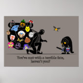 Eine Geschichte von Masken. Poster (Vorne)