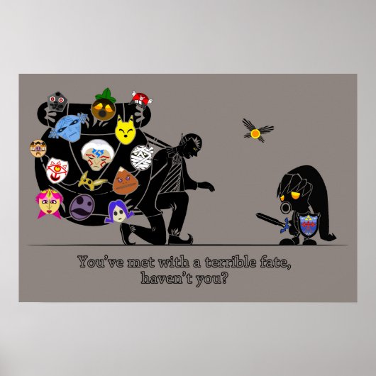 Eine Geschichte von Masken. Poster (Vorne)