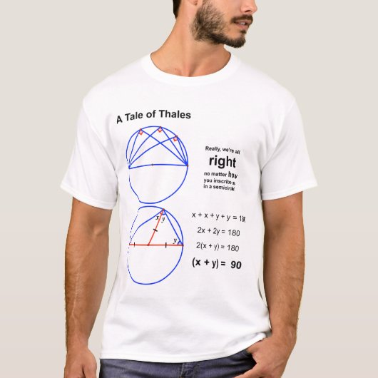 Eine Geschichte von Thales T-Shirt (Vorderseite)