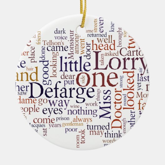 Eine Geschichte von zwei Städten Keramikornament (Vorne)