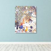 Eine geschmackvolle Leckerei Leinwanddruck (Insitu (Holzboden))