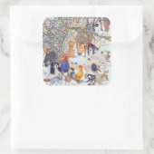 Eine geschmackvolle Leckerei Quadratischer Aufkleber (Tasche)