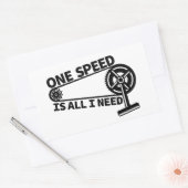 Eine Geschwindigkeit ist alles, was ich brauche, S Rechteckiger Aufkleber (Umschlag)