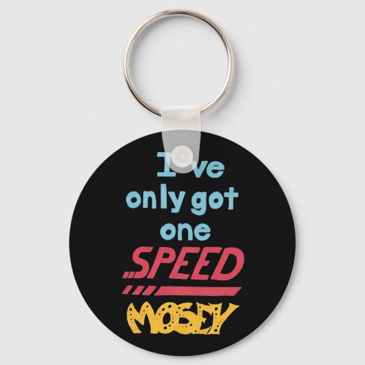 Eine Geschwindigkeit Schlüsselanhänger (Vorderseite)