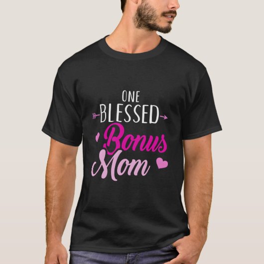 Eine gesegnete Bonus-Mama T-Shirt (Vorderseite)