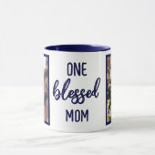 Eine gesegnete Mama | Kundenspezifisches Foto des Tasse (Zentrum)