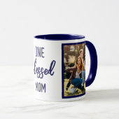 Eine gesegnete Mama | Kundenspezifisches Foto des Tasse (VorderseiteRechts)