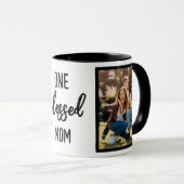 Eine gesegnete Mama | Kundenspezifisches Foto des  Tasse (VorderseiteRechts)